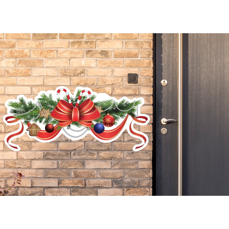 Christmas: Two Candy Canes – Outdoor Graphic