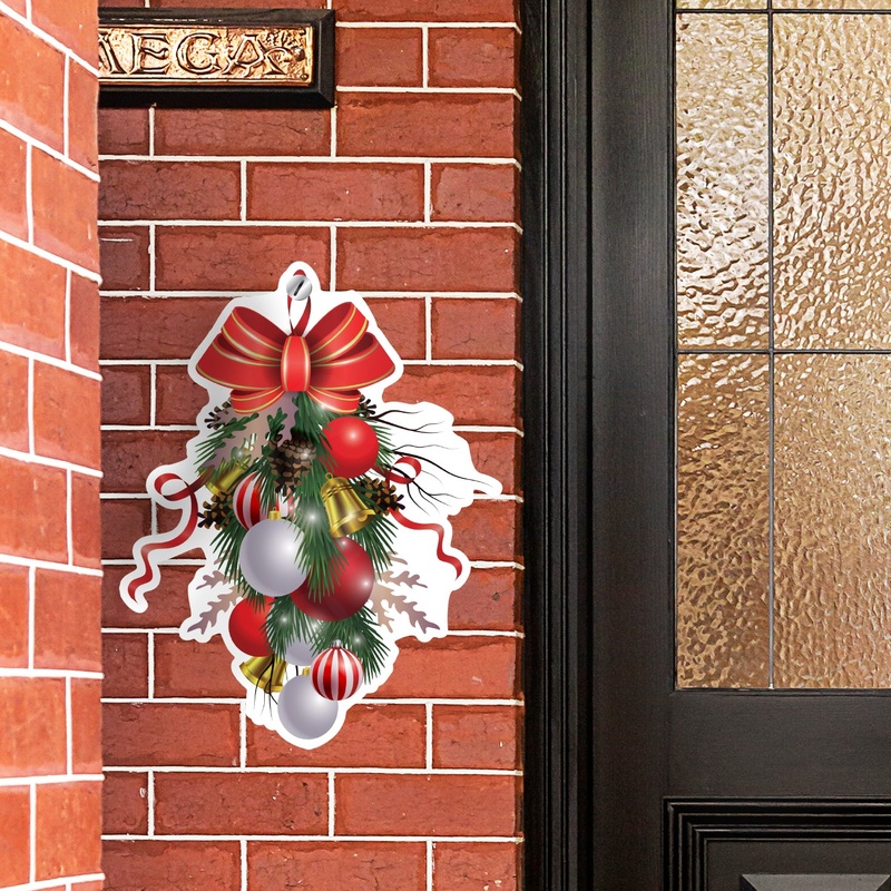 Christmas: Vertical Garland – Outdoor Graphic