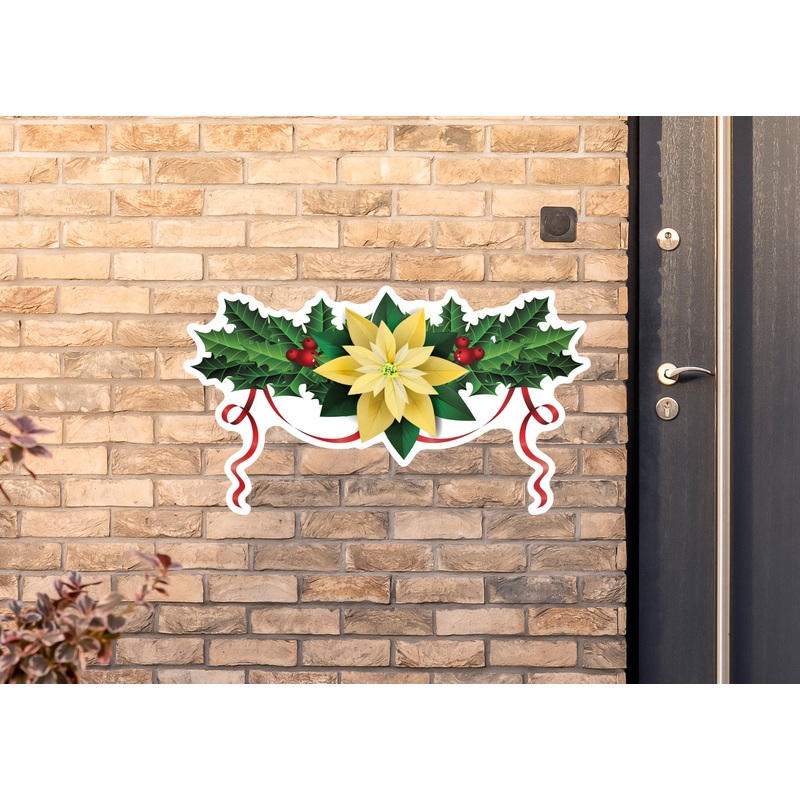 Christmas: Yellow Flower – Outdoor Graphic