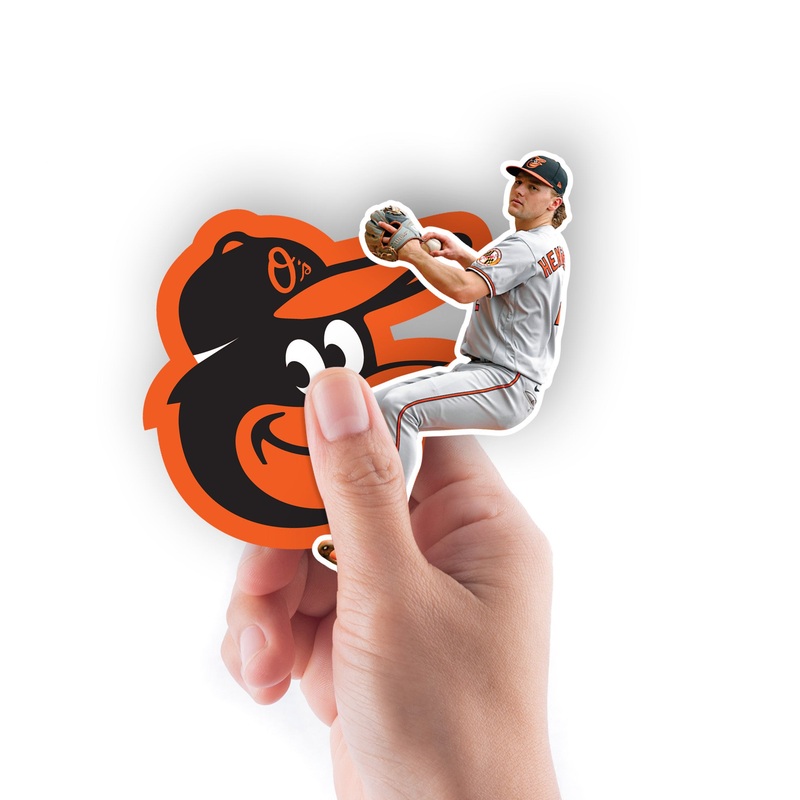 Gunnar Henderson – 5 Minis (Mixed Sizes) – Official MLB – Baltimore Orioles – Reusable Vinyl Decals