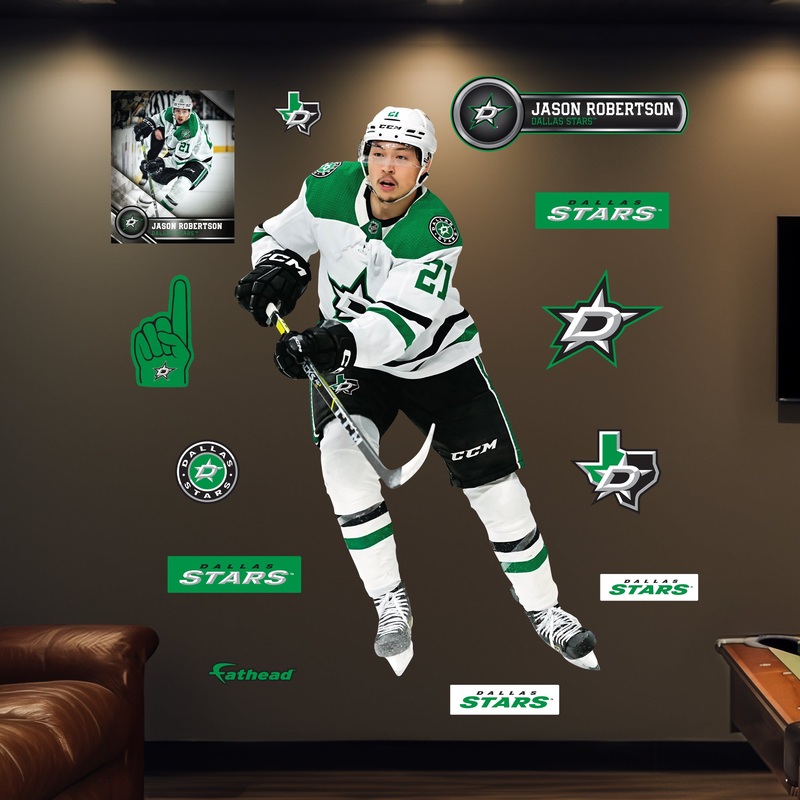 Jason Robertson – RealBig Collection – Official NHL – Dallas Stars – Reusable Vinyl Wall Decals #2