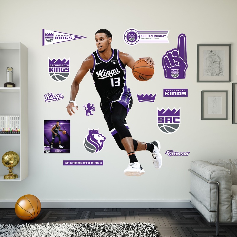 Keegan Murray – RealBig Collection – Official NBA – Sacramento Kings – Reusable Vinyl Wall Decals #2