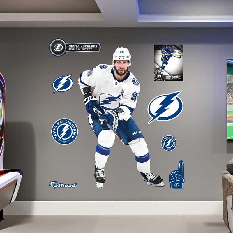 Nikita Kucherov – RealBig Collection – Official NHL – Tampa Bay Lightning – Reusable Vinyl Wall Decals #2