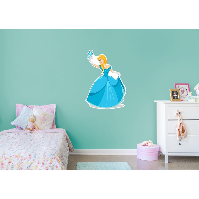 Nursery: Princess Dancing Character        –   Removable Wall   Adhesive Decal