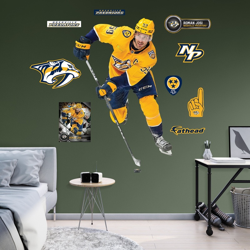 Roman Josi – RealBig Collection – Official NHL – Nashville Predators – Reusable Vinyl Wall Decals #2