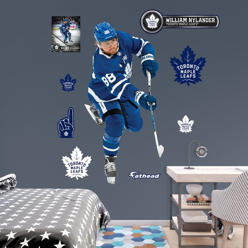 William Nylander – RealBig Collection – Official NHL – Toronto Maple Leafs – Reusable Vinyl Wall Decals