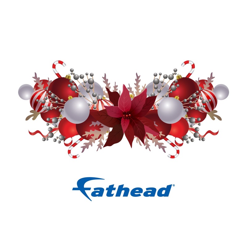 Christmas: Red Icon – Removable Adhesive Decal
