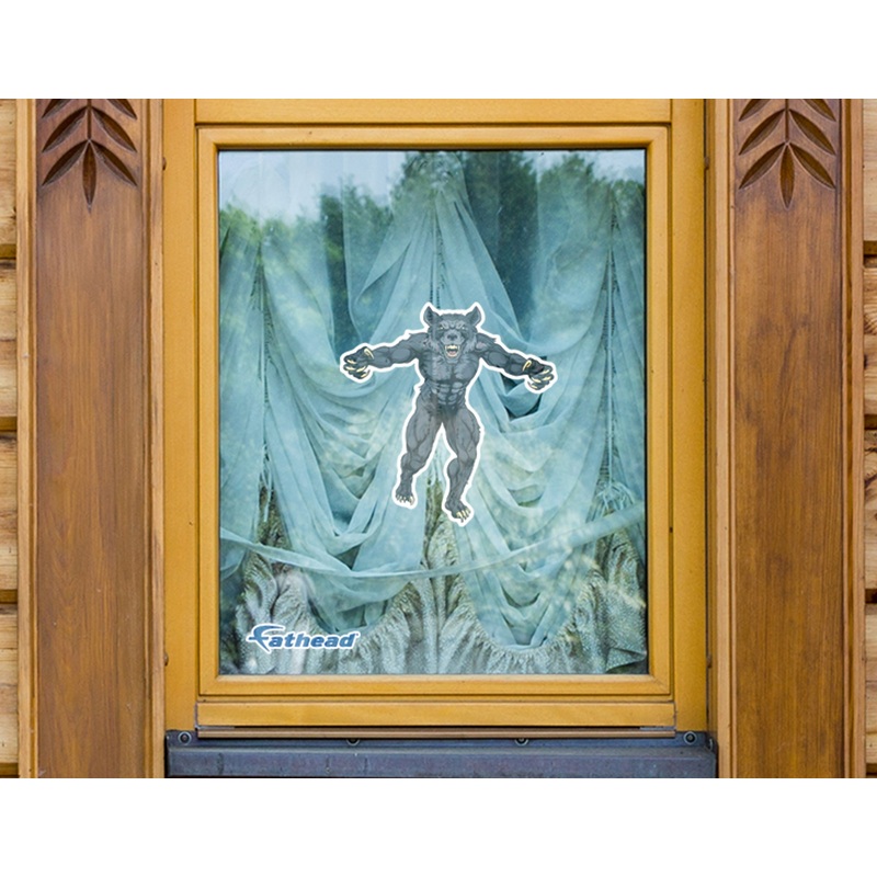 Halloween: Werewolf Window Clings        –   Removable Window   Static Decal