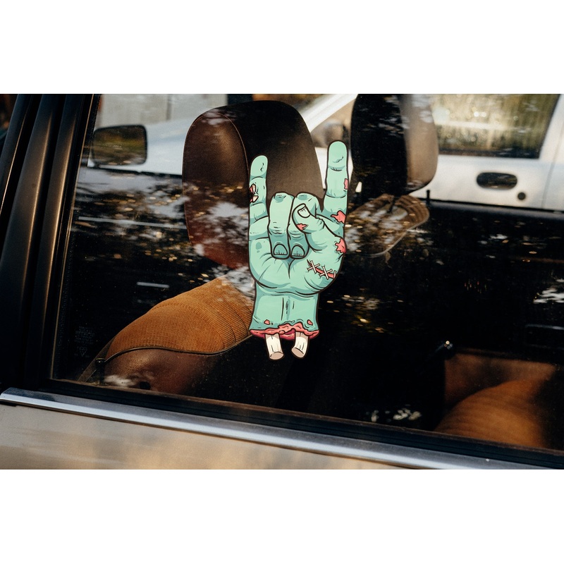 Halloween: Zombie Hand Window Clings        –   Removable Window   Static Decal