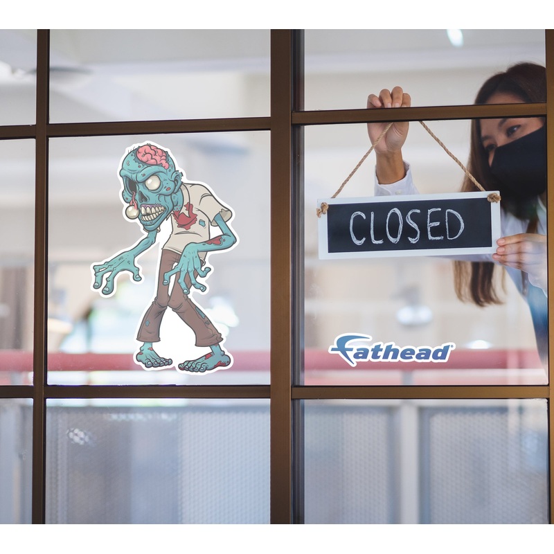 Halloween: Zombie Window Clings        –   Removable Window   Static Decal