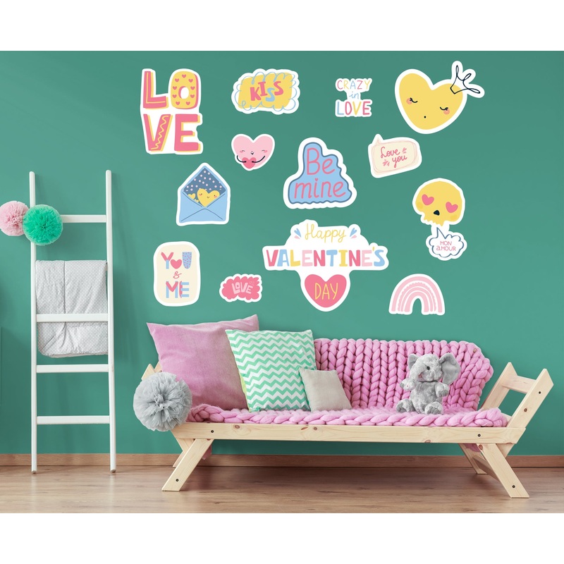 Valentine’s Day: Crazy in Love Collection – Removable Adhesive Decal