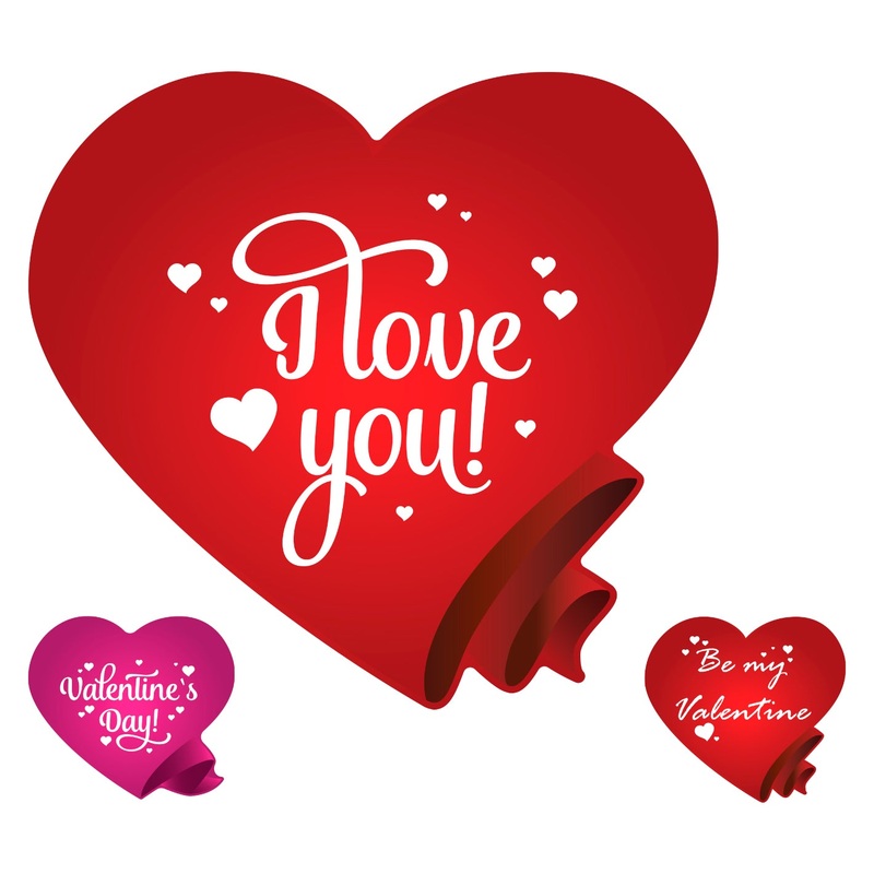 Valentine’s Day: I Love You Icon – Removable Adhesive Decal