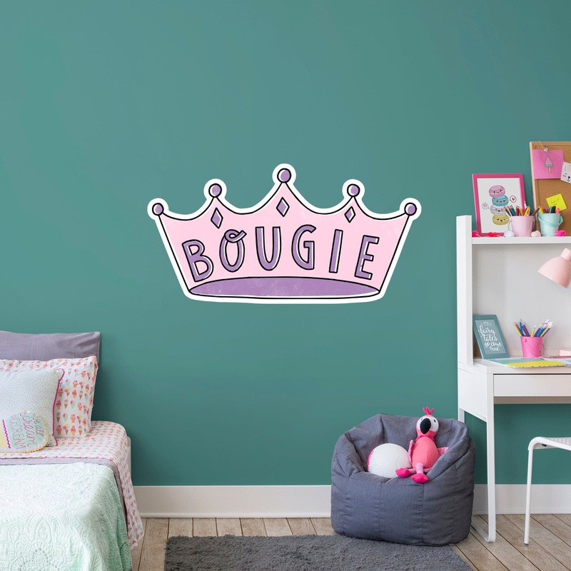 Bougie Crown – RealBig Collection – Official Big Moods – Reusable Vinyl Wall Decals