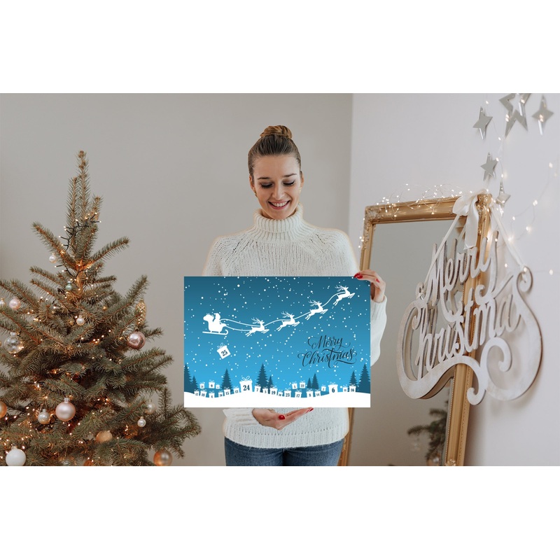 Calendars:  Dropping Gifts Calendar        –      Dry Erase Foam Core