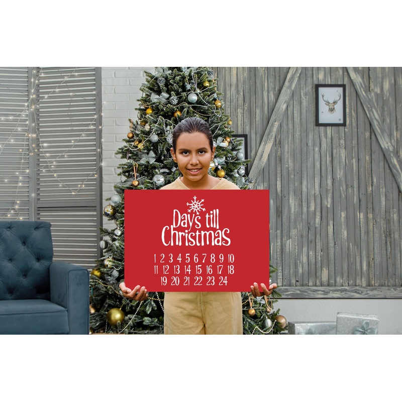 Calendars:  Remaining Days Calendar        –      Dry Erase Foam Core