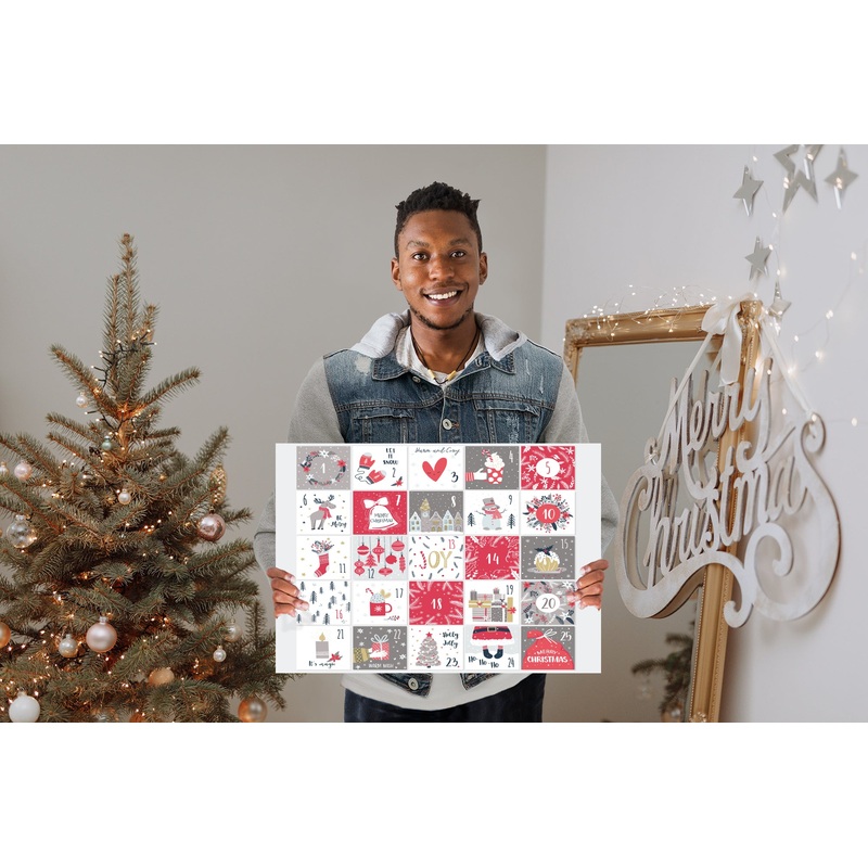 Calendars:  Warm and Cozy Calendar        –      Dry Erase Foam Core