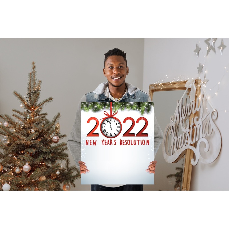 New Years:  Resolution Time is Passing Dry Erase        –      Dry Erase Foam Core