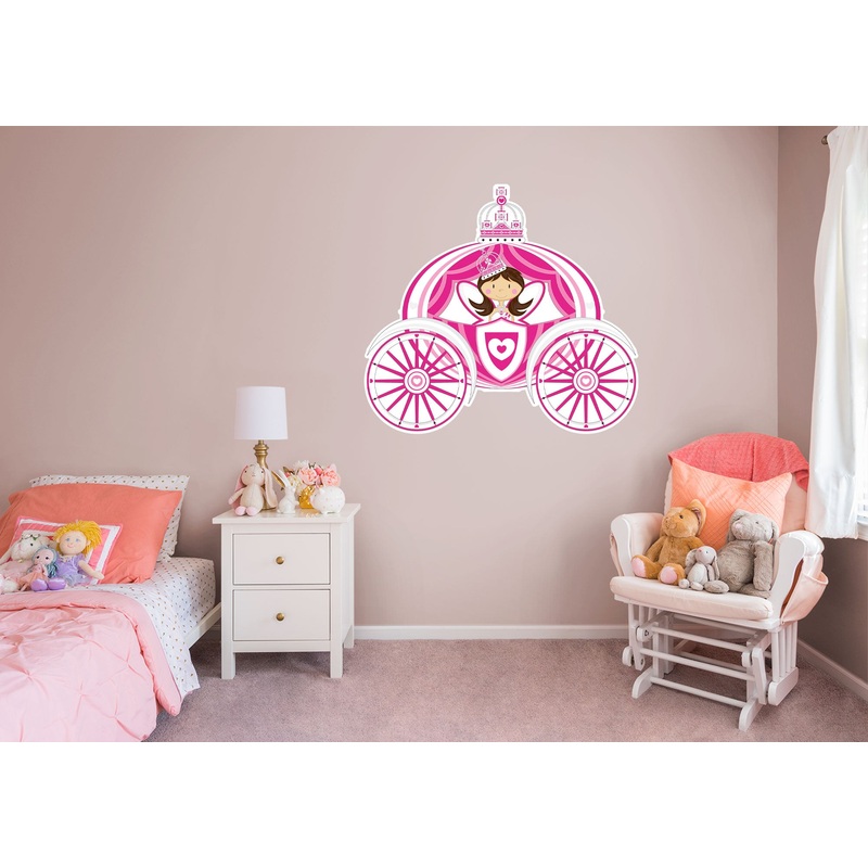Nursery:  Fancy Carriage Icon        –   Removable     Adhesive Decal