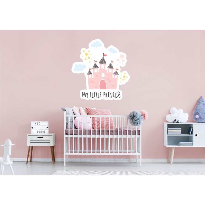 Nursery:  My Little Princess Icon        –   Removable     Adhesive Decal