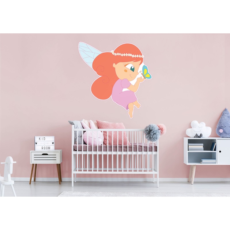 Nursery: Nursery Butterfly Icon        –   Removable     Adhesive Decal