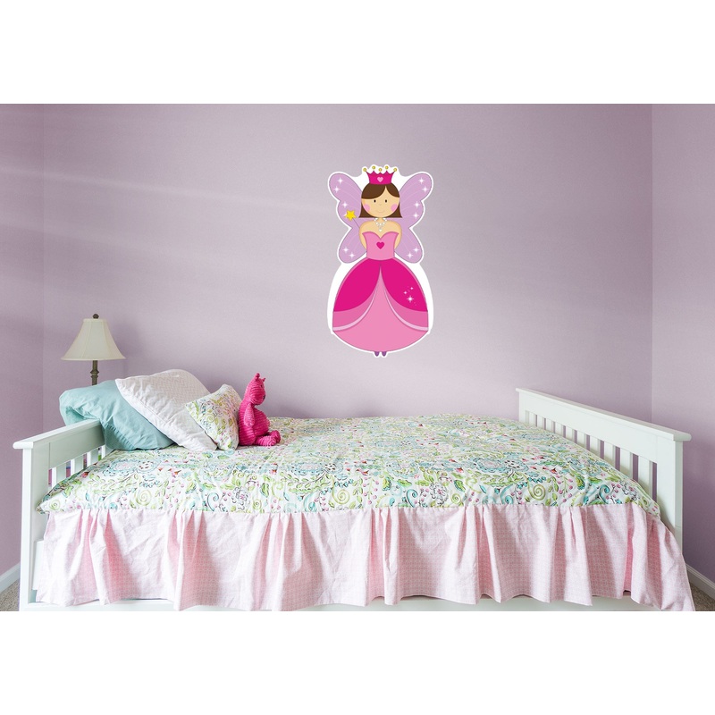 Nursery: Nursery Pink Fairy Icon        –   Removable     Adhesive Decal