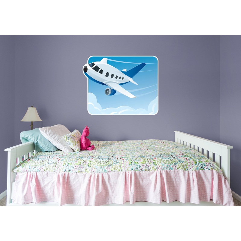 Nursery: Planes Flight Icon        –   Removable     Adhesive Decal