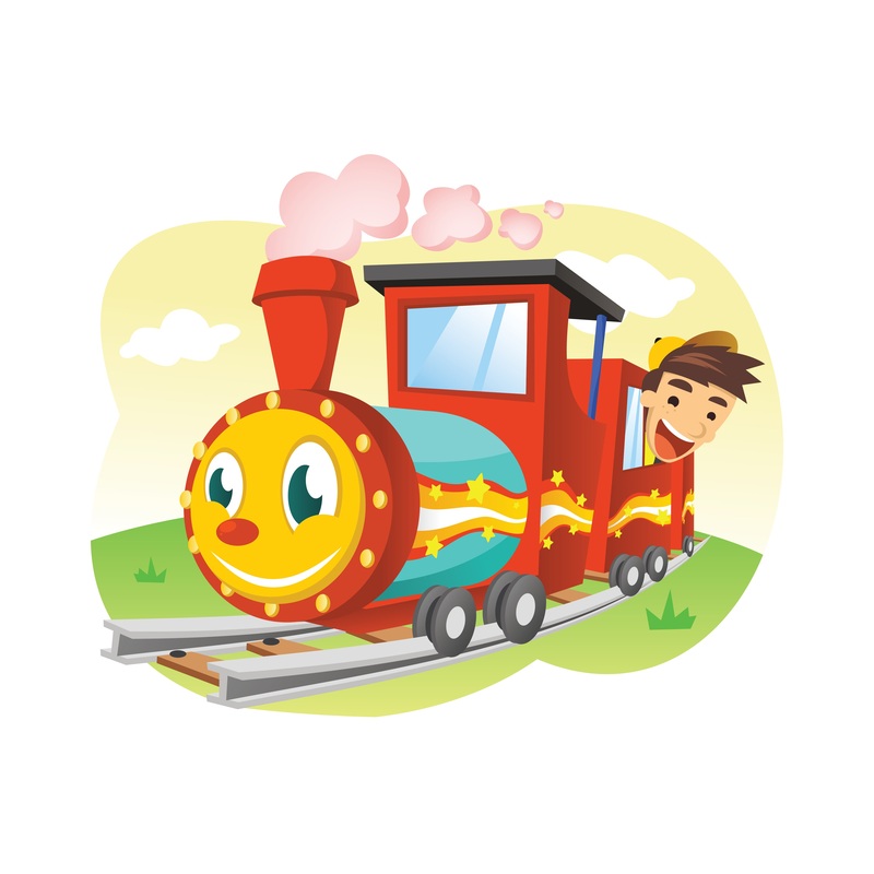 Nursery:  Red Train Icon        –   Removable Wall   Adhesive Decal