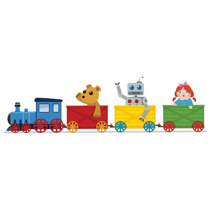 Nursery:  Robot Icon        –   Removable Wall   Adhesive Decal