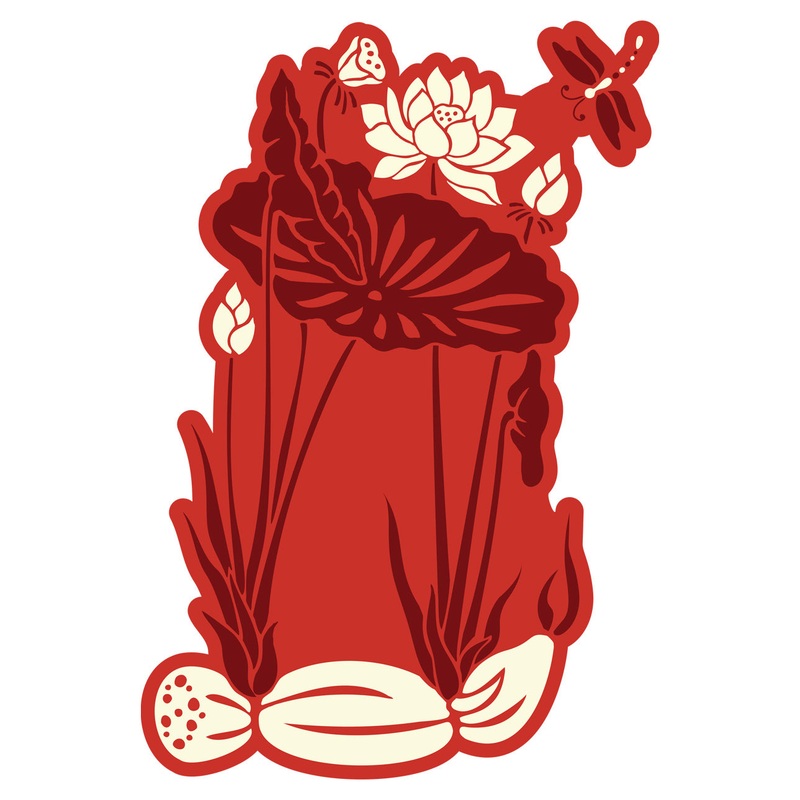 Seasons Decor:  Spring Flowers Icon        –   Removable     Adhesive Decal