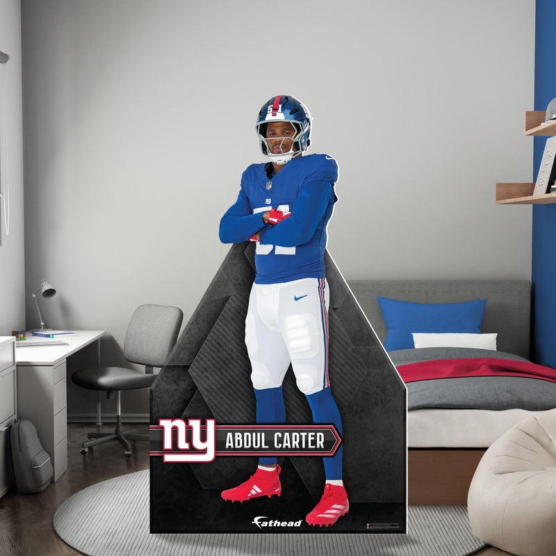 Abdul Carter – Rookie Premiere – Life-Size Stand Out – Official NFL – New York Giants – Foam Core Cutout