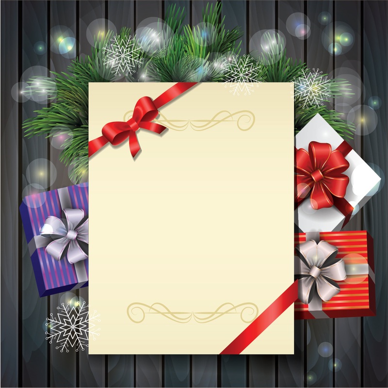Christmas:  Presents        –      Dry Erase Foam Core