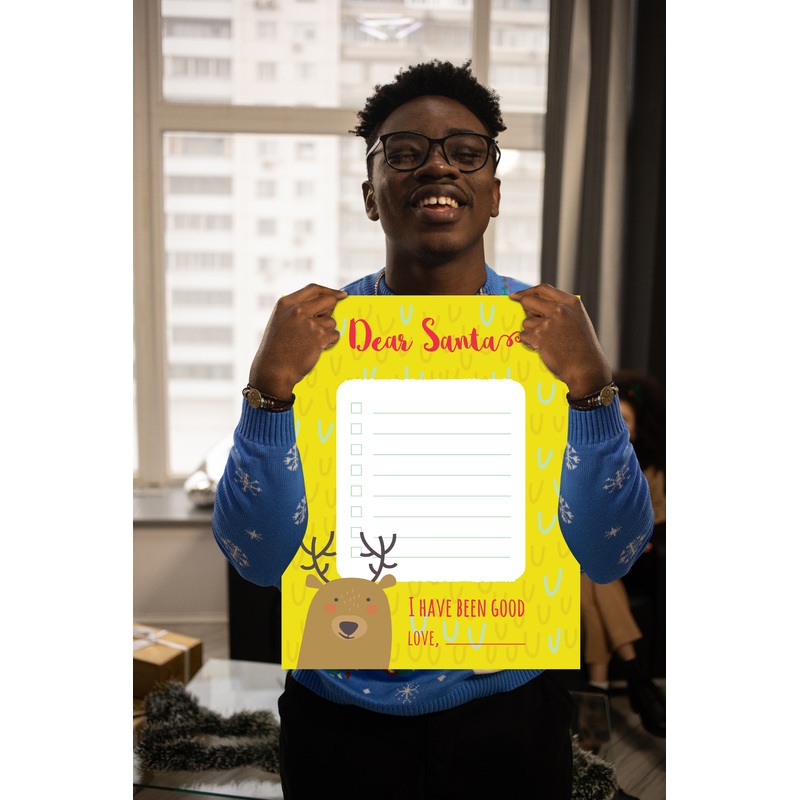 Christmas: Reindeer         –      Dry Erase Foam Core
