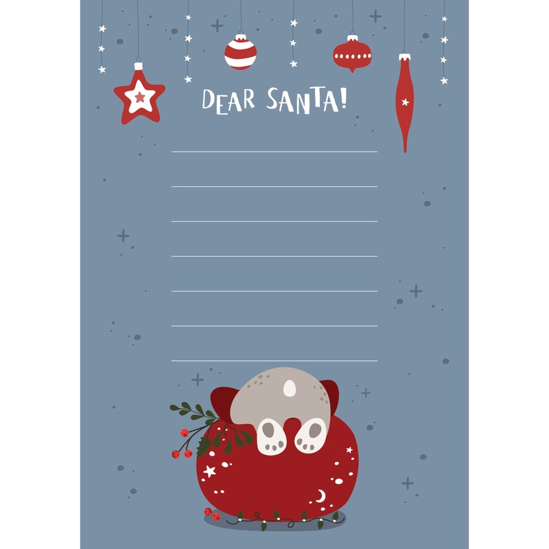 Christmas:  Santa’s Bag        –      Dry Erase Foam Core