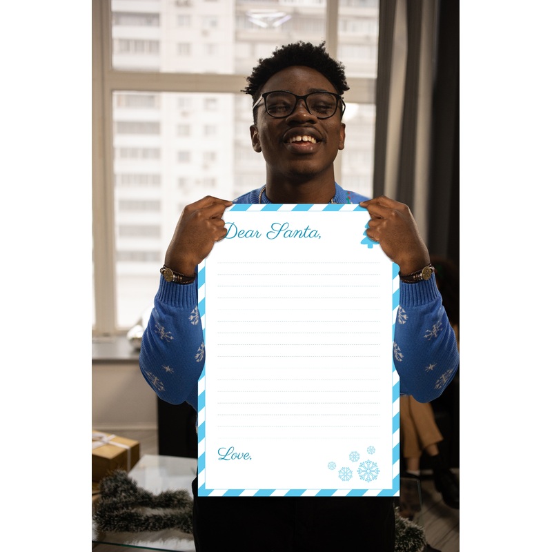 Christmas:  Snowflake        –      Dry Erase Foam Core