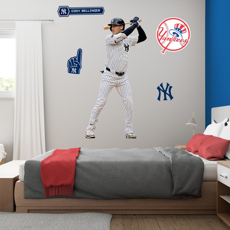 Cody Bellinger – RealBig Collection – Official MLB – New York Yankees – Reusable Vinyl Wall Decals