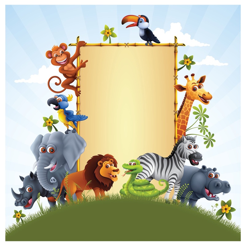 Jungle:  On the Hill Dry Erase        –   Removable Wall   Adhesive Decal