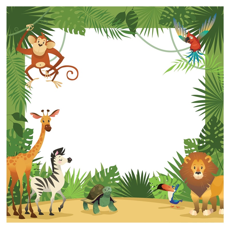 Jungle:  Reunion Dry Erase        –   Removable Wall   Adhesive Decal