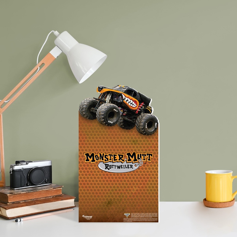 Monster Mutt Rottweiler – Monster Jam – Mini Stand Out – Official Monster Jam – Cardstock Cutout