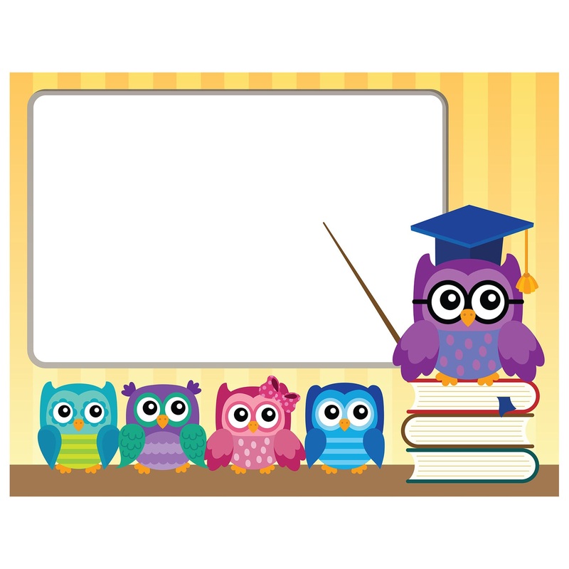 Nursery: Owl Books Dry Erase        –   Removable Wall   Adhesive Decal