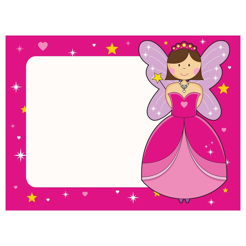 Nursery:  Pink Fairy Dry Erase        –   Removable Wall   Adhesive Decal