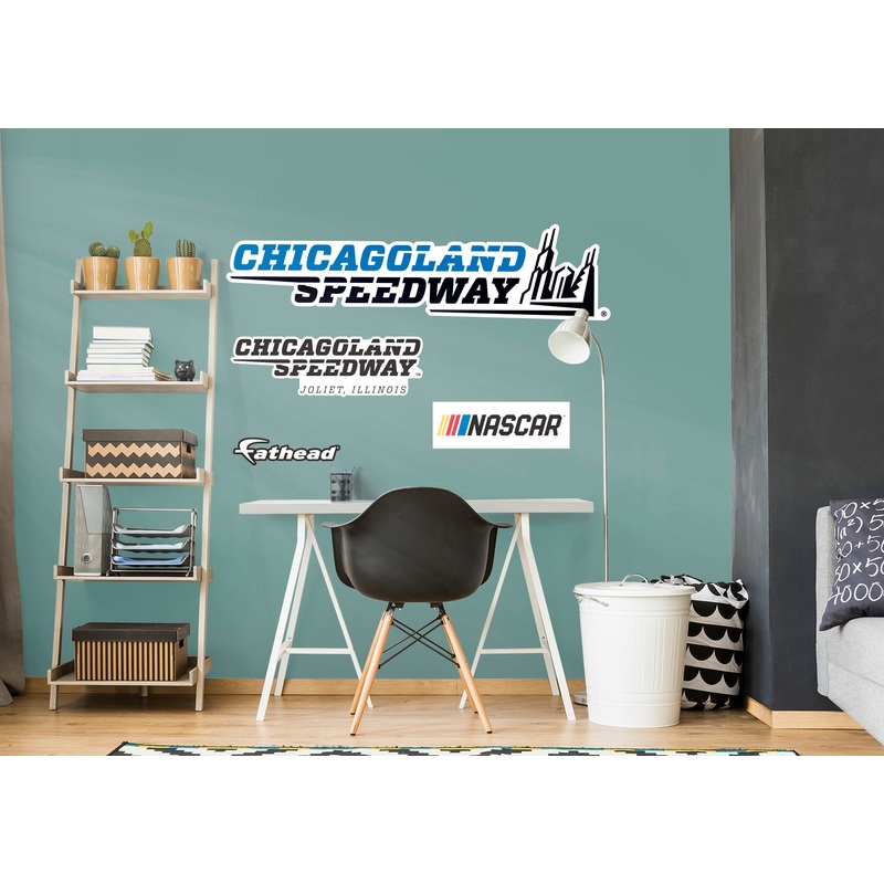 Chicagoland Speedway – RealBig Logo Collection – Official NASCAR – Reusable Vinyl Wall Decals
