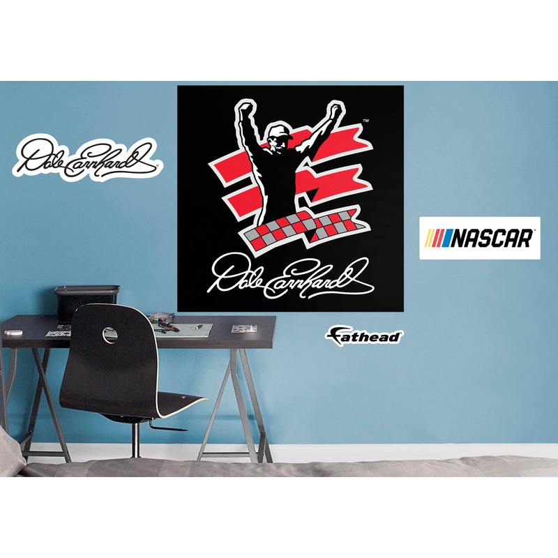 Dale Earnhardt – RealBig Flag Logo Collection – Official NASCAR – Reusable Vinyl Wall Decals