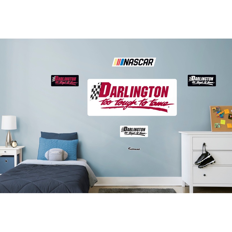 Darlington Raceway – RealBig Logo Collection – Official NASCAR – Reusable Vinyl Wall Decals