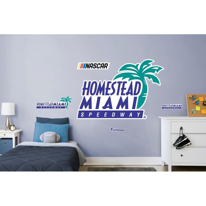 Homestead-Miami Speedway – RealBig Logo Collection – Official NASCAR – Reusable Vinyl Wall Decals