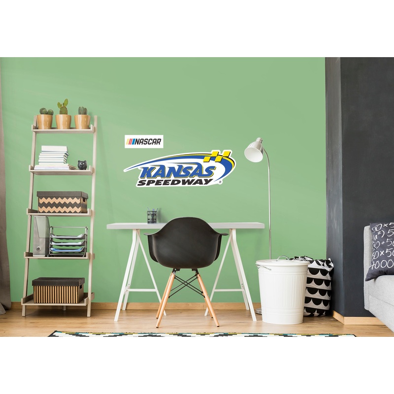 Kansas Speedway Logo – RealBig Collection – Official NASCAR – NASCAR – Reusable Vinyl Wall Decals
