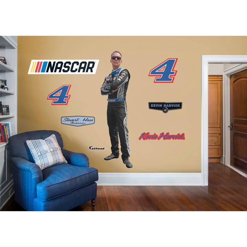 Kevin Harvick – RealBig Driver Collection – Official NASCAR – Reusable Vinyl Wall Decals