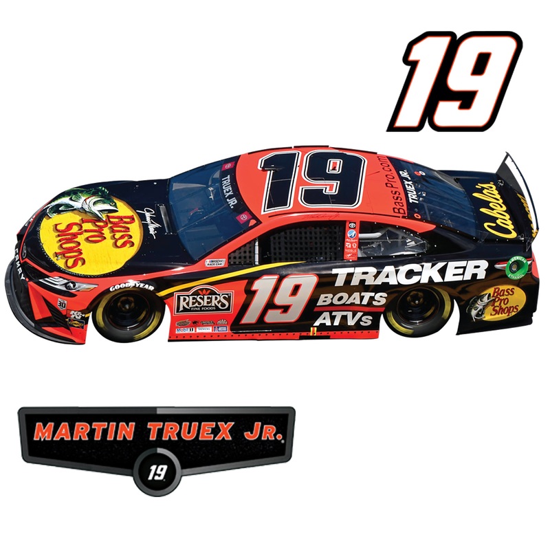 Martin Truex Jr. – RealBig Car Collection – Official NASCAR – Bass Pro Shops – Reusable Vinyl Wall Decals