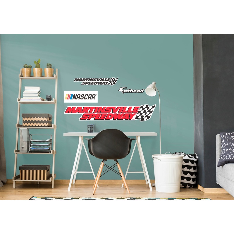 Martinsville Speedway – RealBig Logo Collection – Official NASCAR – Reusable Vinyl Wall Decals
