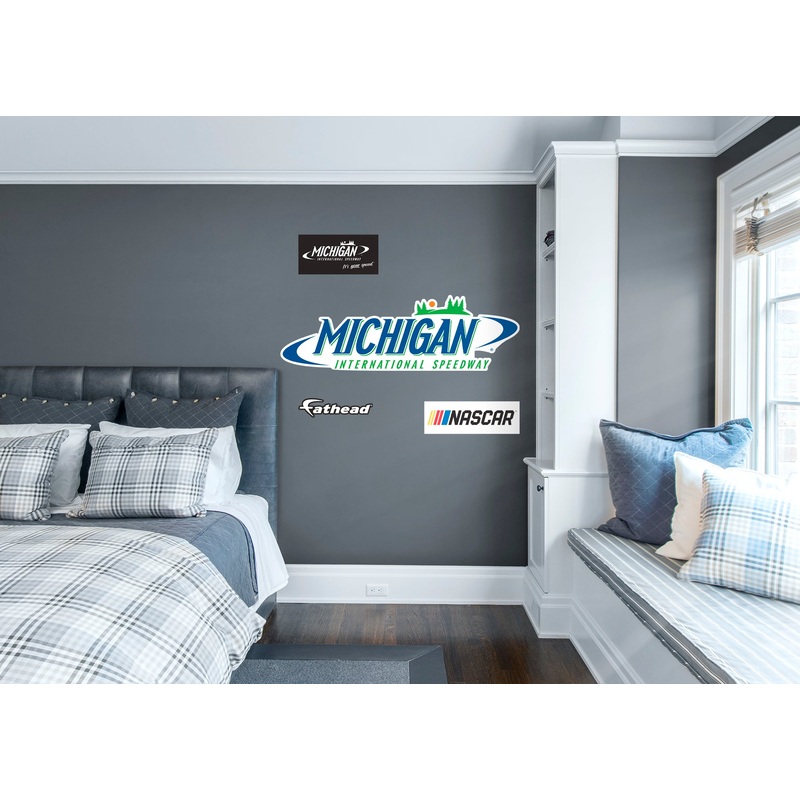 Michigan International Speedway – RealBig Logo Collection – Official NASCAR – Reusable Vinyl Wall Decals