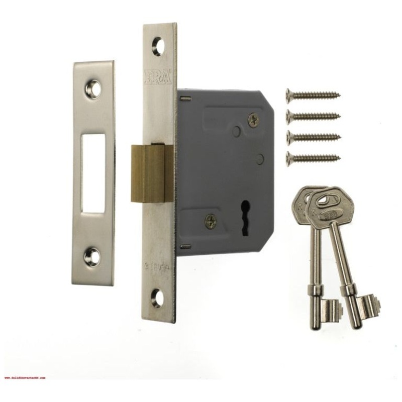 Era 3 Lever Deadlock 3 Chrome Effect 76mm